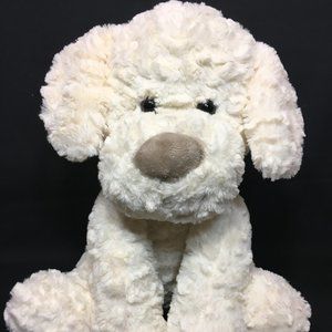 Kellytoy Puppy Dog Ivory White Stuffed Animal 15in